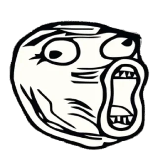 Sticker Trollface - 8