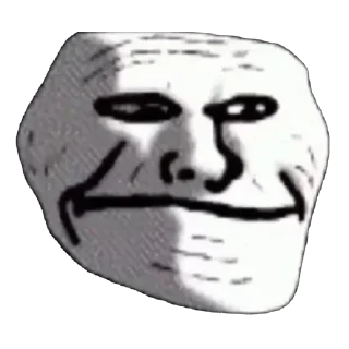 Sticker Trollface - 3