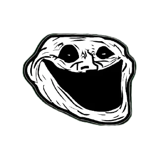 Sticker trollface creepy - 9