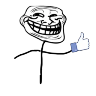 Стикер trollface pak 2.0 - 11