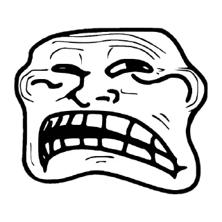 Sticker Trollface by @Zamy100 - 5