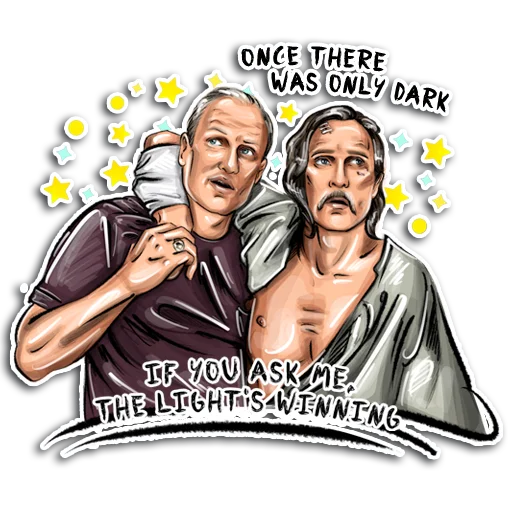 Sticker True Detective - 8