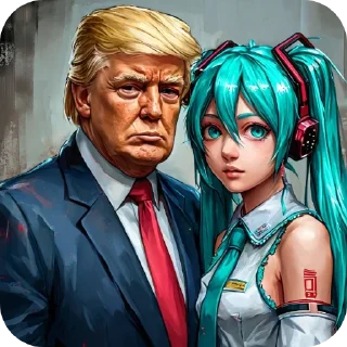 Стикер Trump - 2