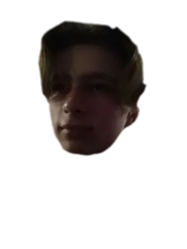 human face portrait black