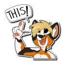 Стикер Tsuki's sticker - 1