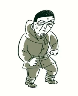 Sticker Ого, Голден Камуй - 1