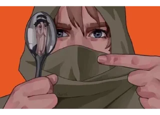 Sticker Ого, Голден Камуй - 4