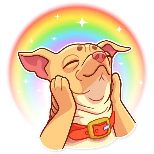 rainbow clipart cartoon