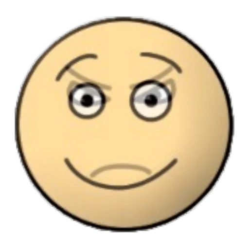 мультфильм круг смайлик