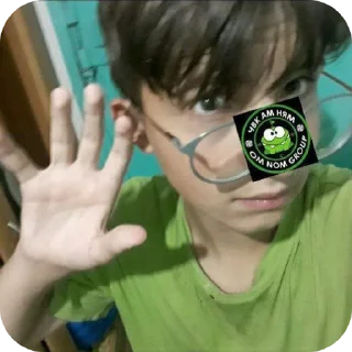 Стикер Тупорылые уебище - 6