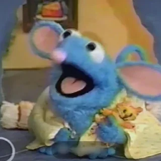 Стикер Tutter blue mouse - 0