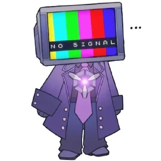 Sticker Тв мен - 9