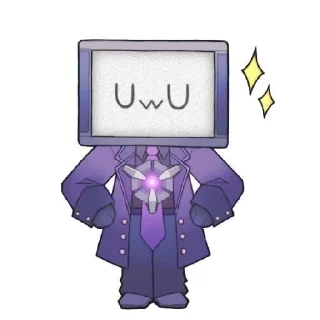 Sticker Тв мен - 2