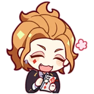 Sticker Twisted Wonderland stickers; art by @momo720twst - 10