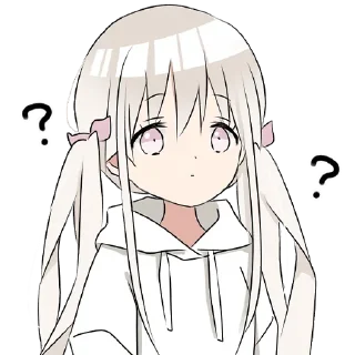 Sticker Тян в толстовке 2 @nyasticks - 5