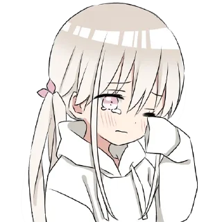 Стикер Тян в толстовке @nyasticks - 3