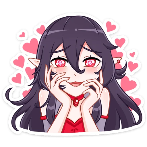 Sticker Тёмная Айрис @nyasticks - 10