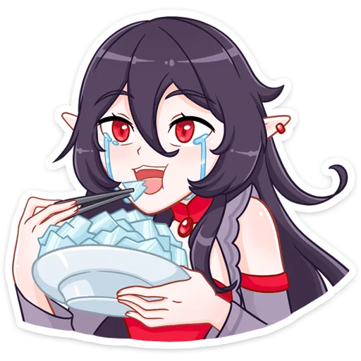 Sticker Тёмная Айрис @nyasticks - 8