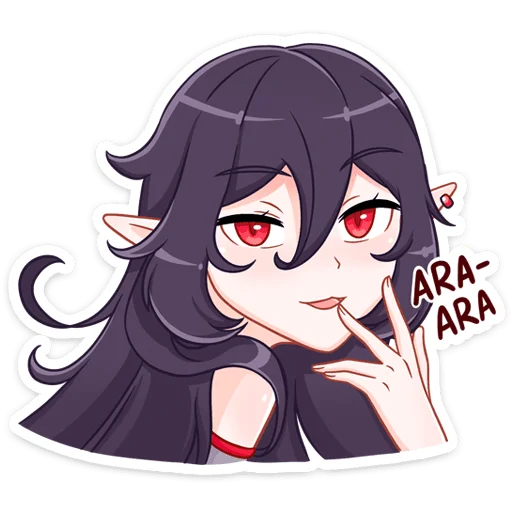 Sticker Тёмная Айрис @nyasticks - 7