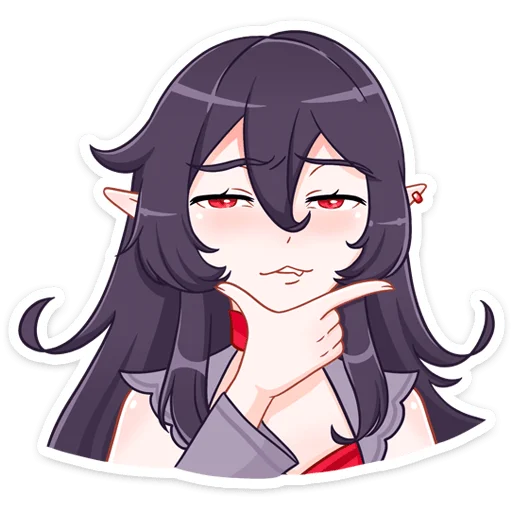 Sticker Тёмная Айрис @nyasticks - 6