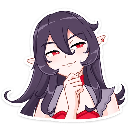 Sticker Тёмная Айрис @nyasticks - 4