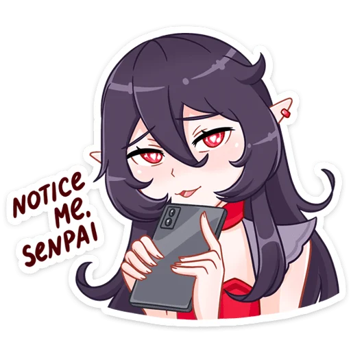 Sticker Тёмная Айрис @nyasticks - 3