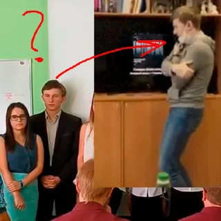 Sticker УЛГТУ ТУТ - 11