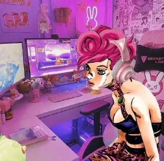 Sticker триш - 9