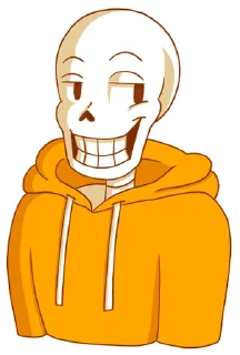 Sticker Underswap Papyrus - 11