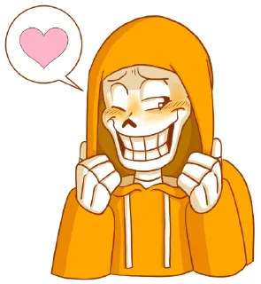 Sticker Underswap Papyrus - 1