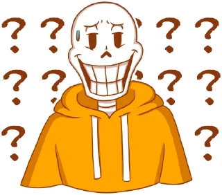 Sticker Underswap Papyrus - 5