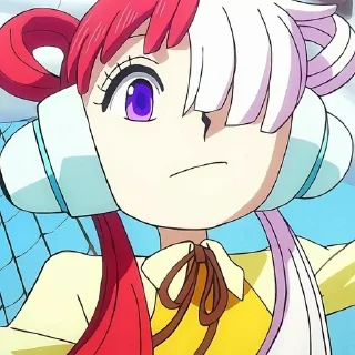 Стикер UTA ワンピース赤❤️🤍 - 5