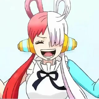 Стикер UTA ワンピース赤❤️🤍 - 6