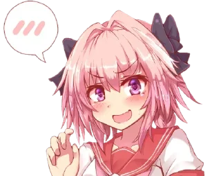 Sticker Astolfo makes it better @anime_srickerr - 4