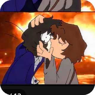 Sticker Уилл и Майк канон шип - 11