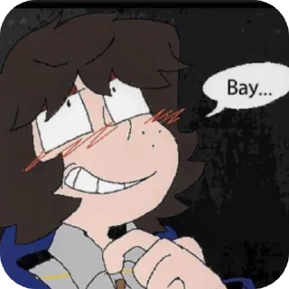 Sticker Уилл и Майк канон шип - 0