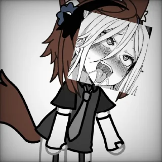 Sticker Юко🥵💅 - 5