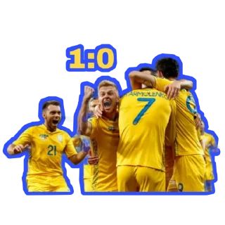 Стикер Збірна України - 6