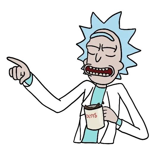 Стикер Rick and Morty - 7