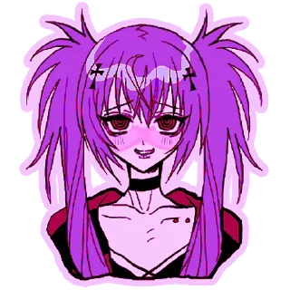 Sticker Ультрамариновая-тян 2 @Nyasticks - 9