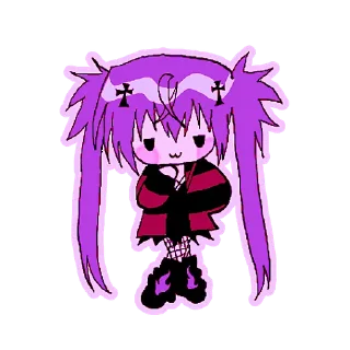 Sticker Ультрамариновая-тян 2 @Nyasticks - 7