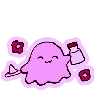 Sticker Ультрамариновая-тян 2 @Nyasticks - 3