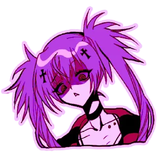 Sticker Ультрамариновая-тян 2 @Nyasticks - 8