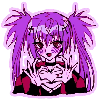 Sticker Ультрамариновая-тян 2 @Nyasticks - 11