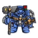 Sticker Ultramarines 40K Chibi - 9