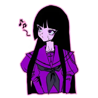 Sticker Ультрамариновая-тян @nyasticks - 11