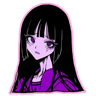 Sticker Ультрамариновая-тян @nyasticks - 10