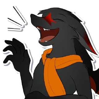 Стикер @AlgorithmWolf by Giru - 2