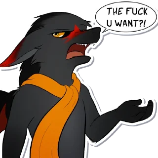 Стикер @AlgorithmWolf by Giru - 11