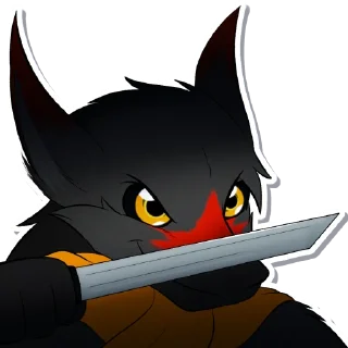 Стикер @AlgorithmWolf by Giru - 3